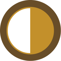 half circle icon
